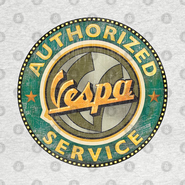 Authorized Service - Vespa by Midcenturydave